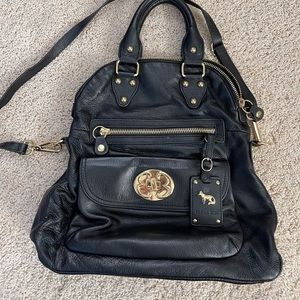 Emma Fox Black Leather Purse